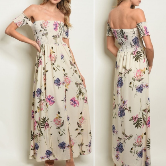 LAST 2! MAUVE FLORAL MAXI - Picture 6 of 8